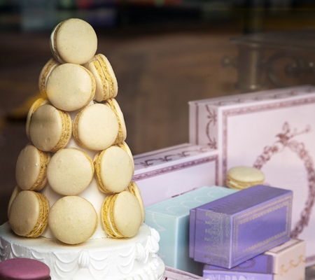 Not the business continuity pyramid, but a macaron pyramid